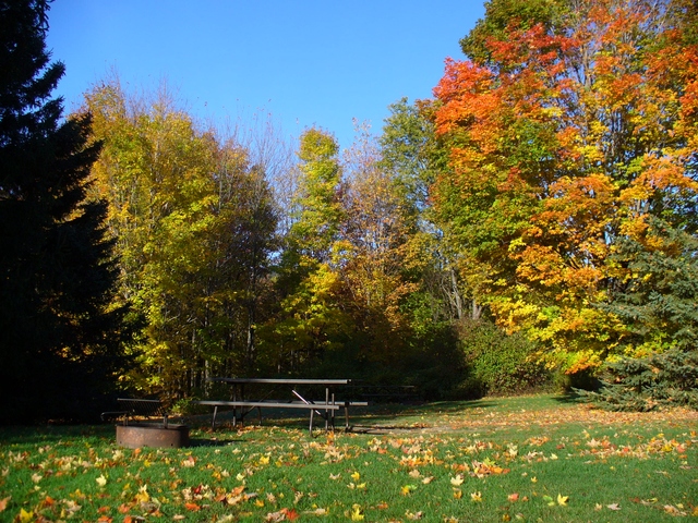 Elmore Lake State Park, Campground, Morrisville, Vermont | Womo-Abenteuer